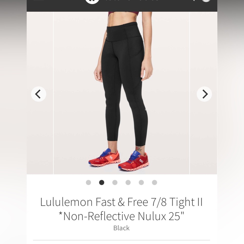 Fast and Free 7/8 length legging